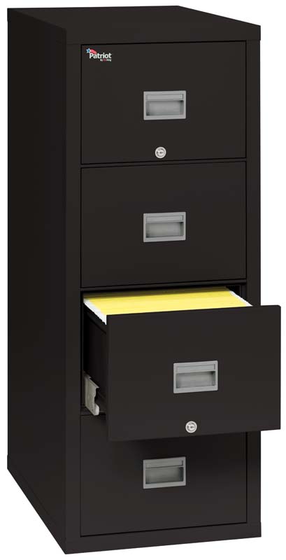 Image of FireKing 4P1831-CBL 4 Drawer Fire File Cabinet