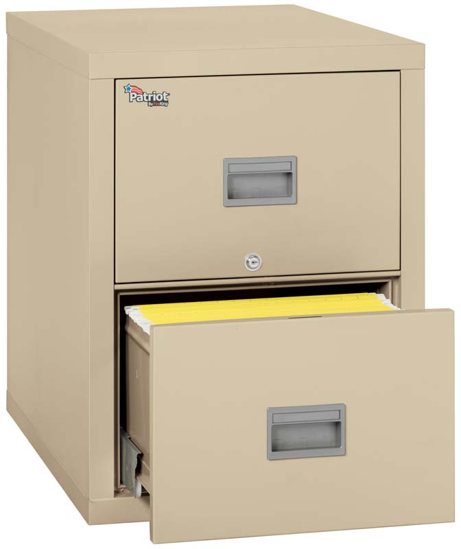 Image of FireKing Patriot 2P2131-CPA, 2 Drawer Vertical Filing Cabinet, 31" Depth
