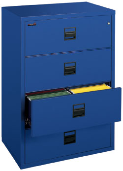 Image of FireKing 4S3822-CSCML Four (4) Drawer 38" Wide Lateral File Cabinet