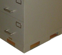 Image of 7110-01-614-5363, 2 Drawer Class 6 GSA Approved Letter Size Shipboard Container / File Cabinet style 2 lock