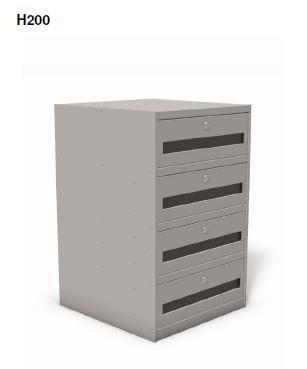 Image of Model H200 - Sit-down 27 1/2â High Undercounter Cabinet