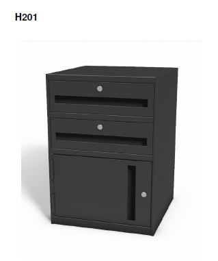 Image of Model H201 - Sit-down 27 1/2â High Undercounter Cabinet