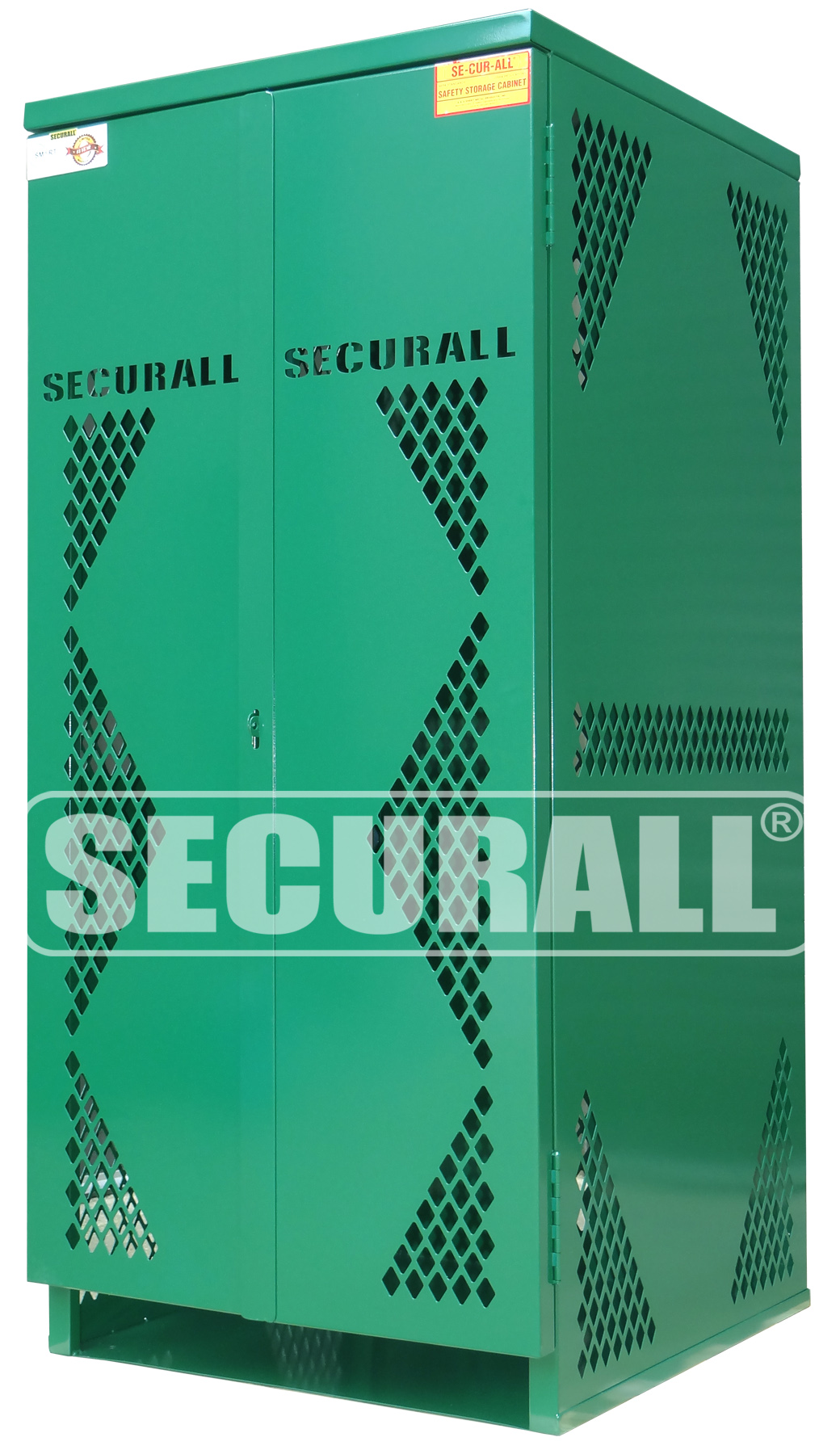 Image of OG10S-Steel - LP/Oxygen Storage Cabinet - 5-10 Cyl. Vertical Standard Door