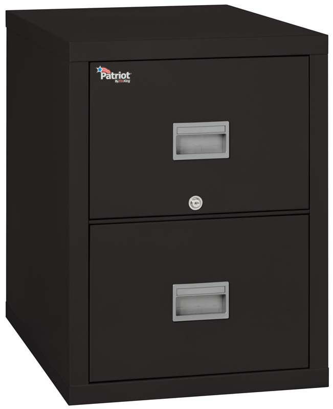 Image of FireKing 2P1831-CBL Fireproof Two (2) Drawer Fire File Cabinet