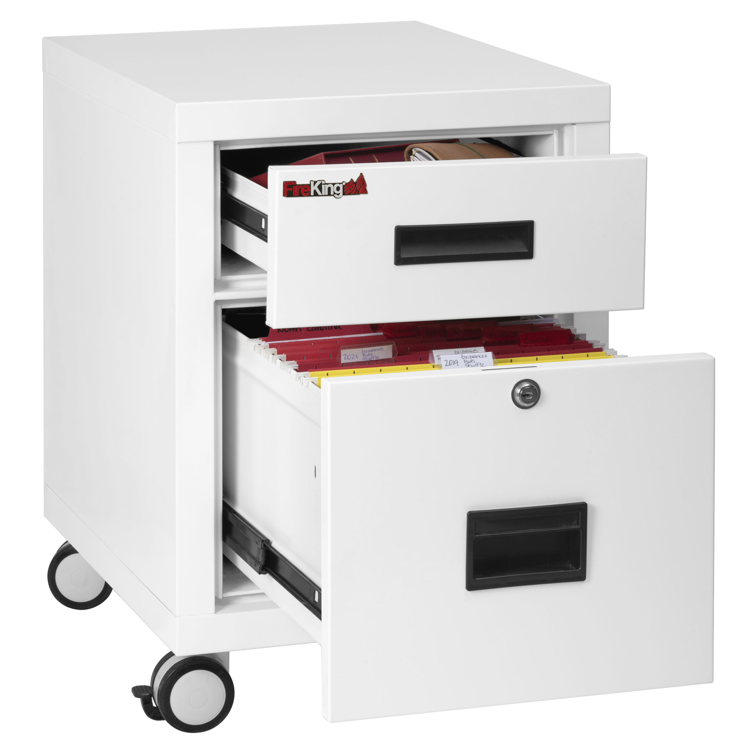 Image of 1-Hour Fire-Rated Mobile Pedestal Cabinet