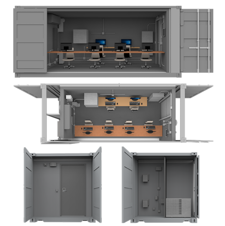 Image of X520 High-Density Workstations Rapid SCIF