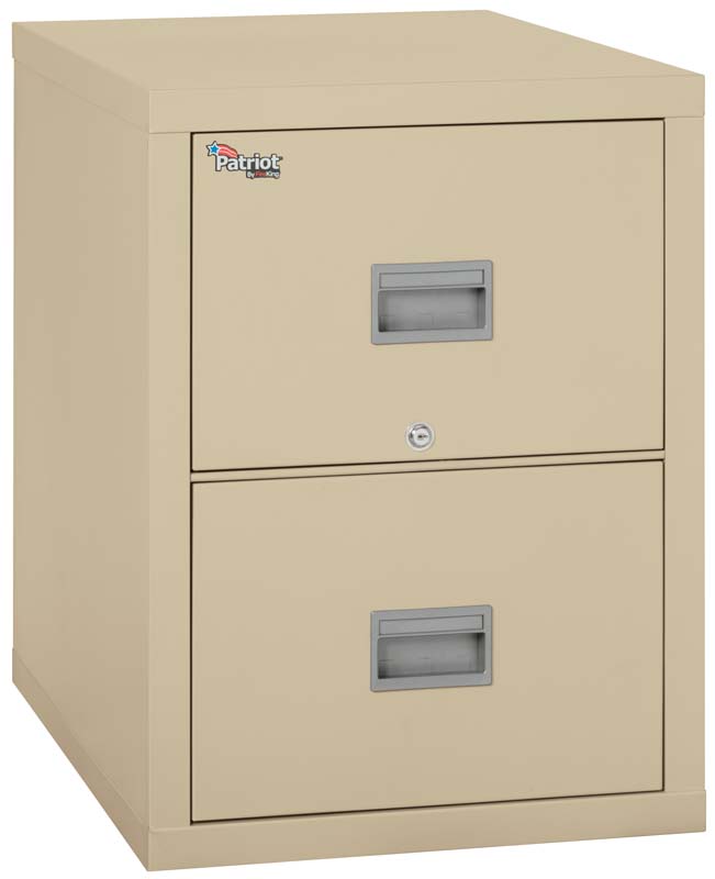 Image of FireKing 2P1825-CPA, 2 Drawer Patriot Fire File Cabinet